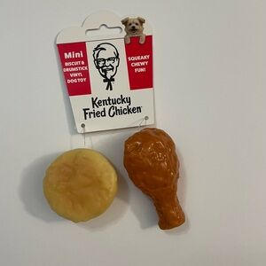 KFC Mini Biscuit and Drumstick Dog Toy Set